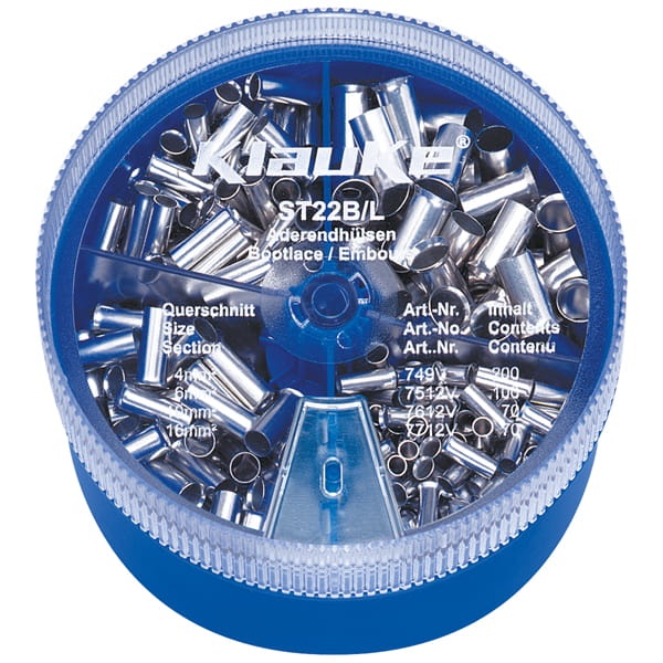 ST22B KLAUKE Zestaw tulejek nieizolowanych 4-16 mm²